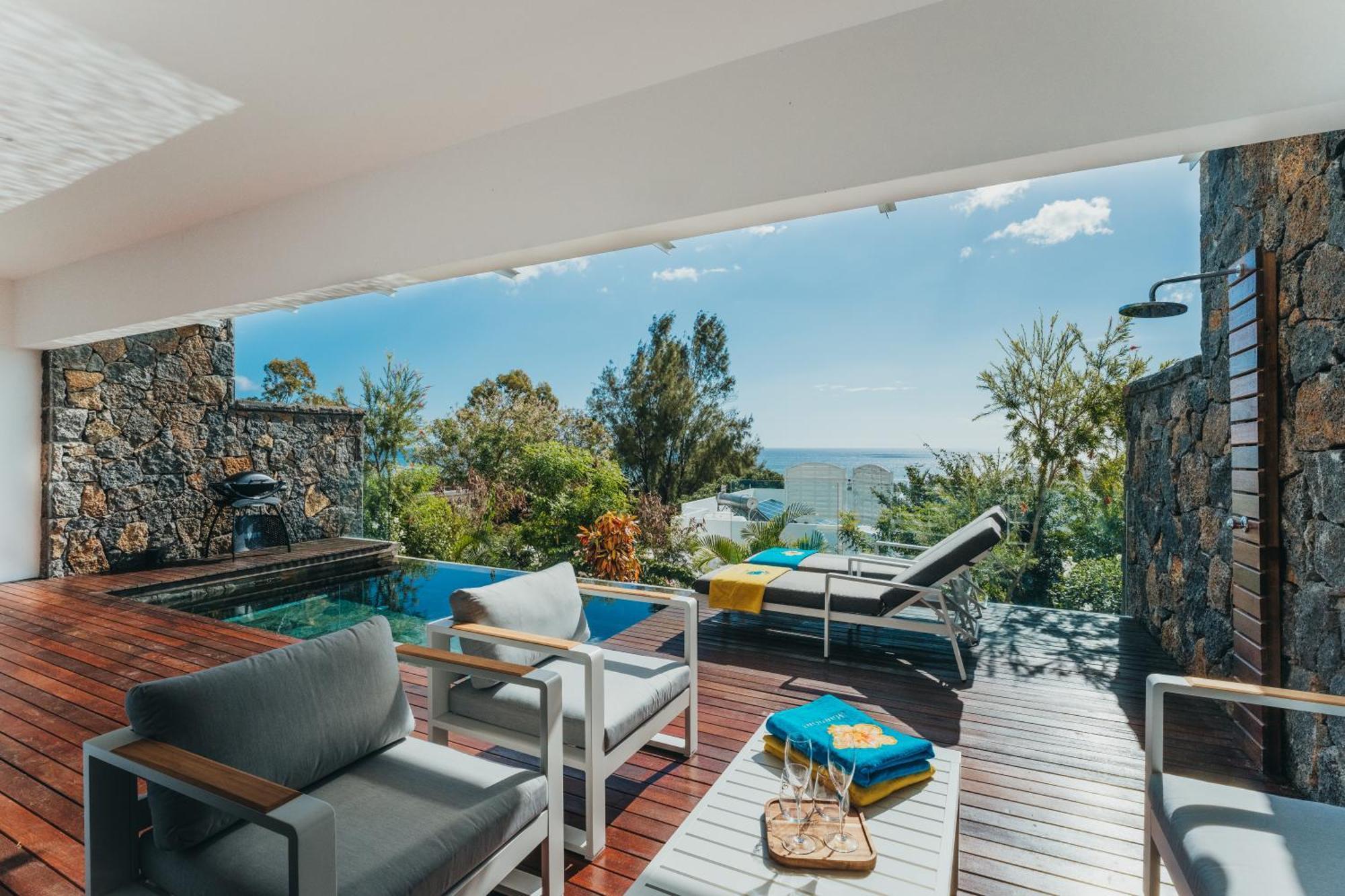 Appartement De Luxe Piscine Et Vue Mer 黑河区 外观 照片