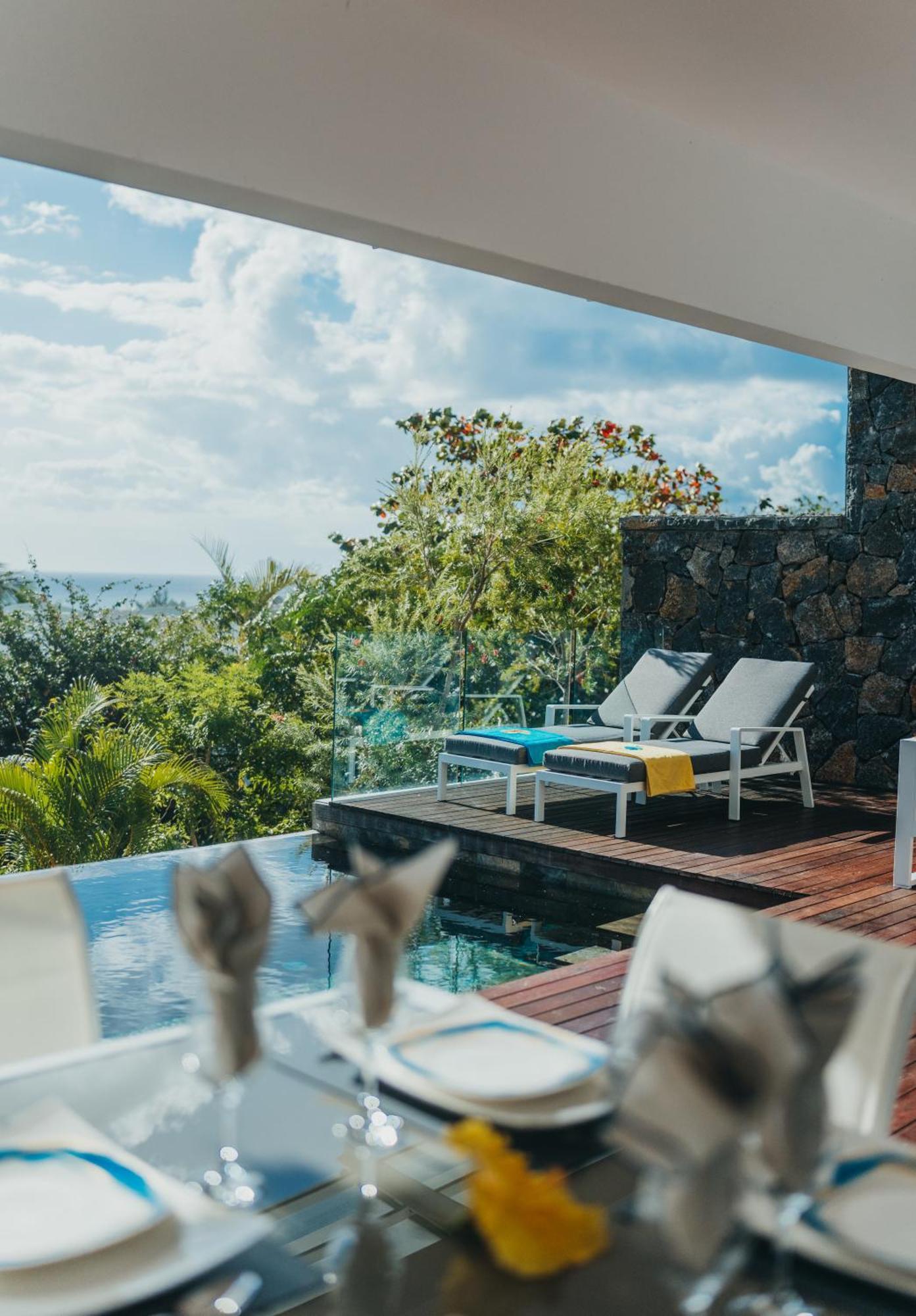 Appartement De Luxe Piscine Et Vue Mer 黑河区 外观 照片